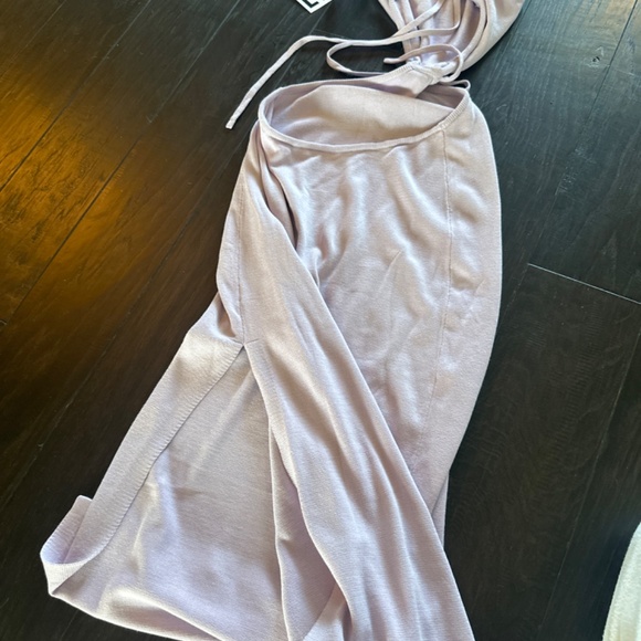 Revolve lavender knit halter dress - Picture 5 of 6